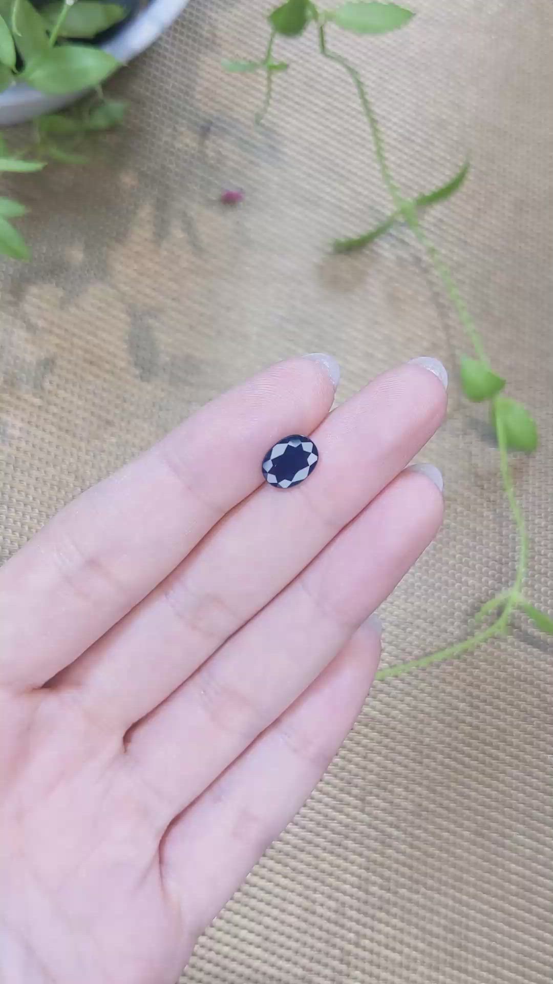 1.90 Ct. Blue Sapphire from Ceylon (Sri Lanka) Size Video