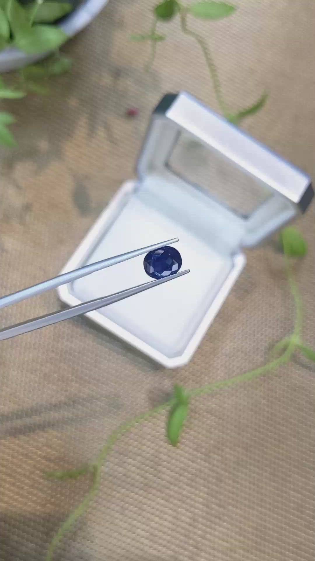 1.92 Ct. Blue Sapphire from Ceylon (Sri Lanka) Size Video