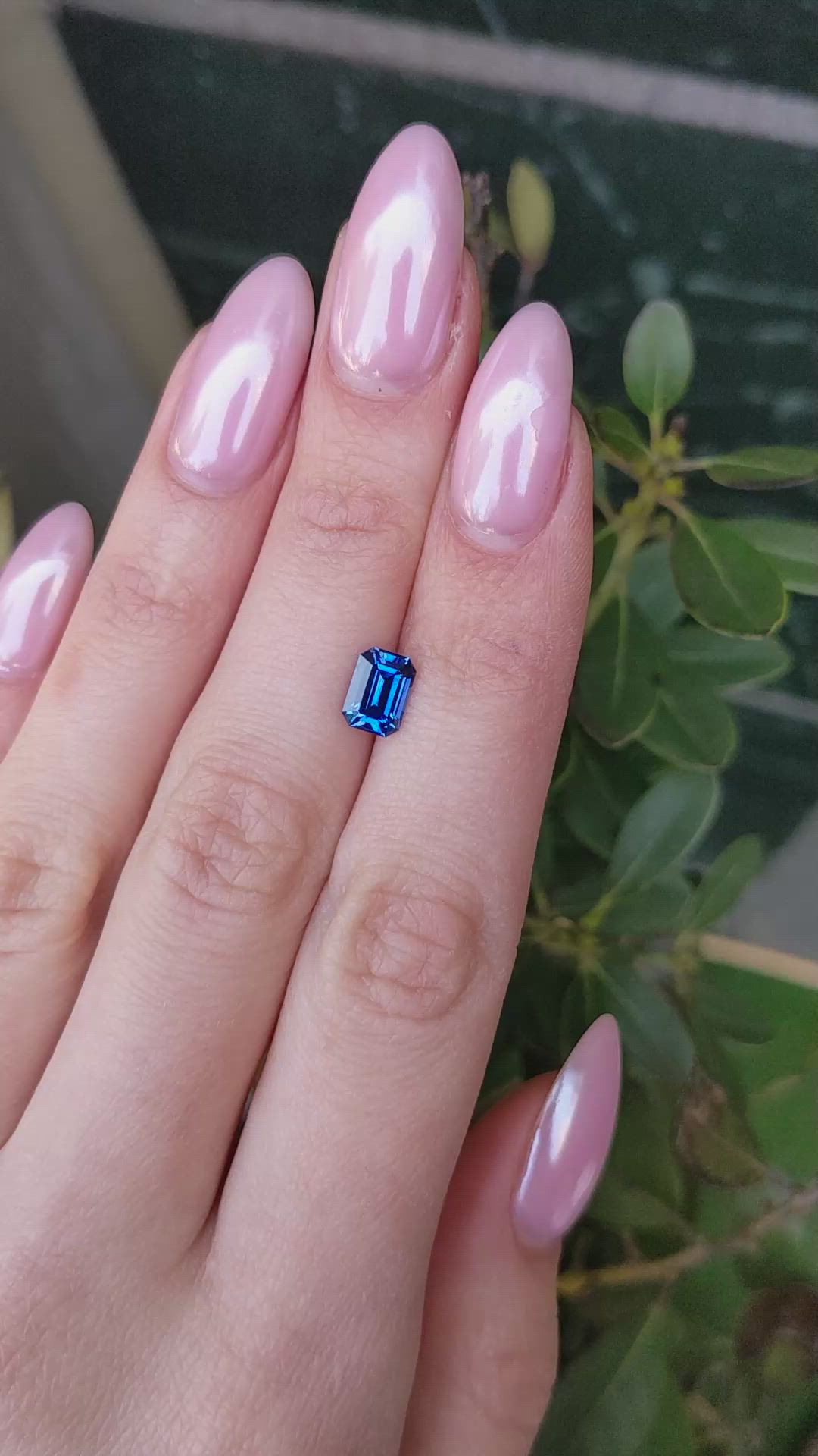 1.68 Ct. Blue Sapphire from Ceylon (Sri Lanka) Size Video
