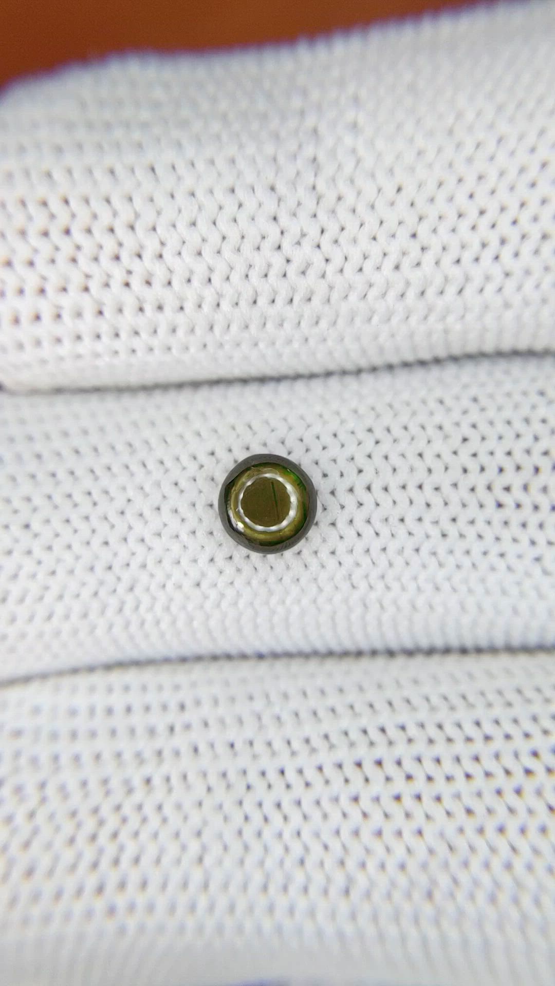 0.82 Ct. Black Star Sapphire from Ceylon (Sri Lanka) Size Video