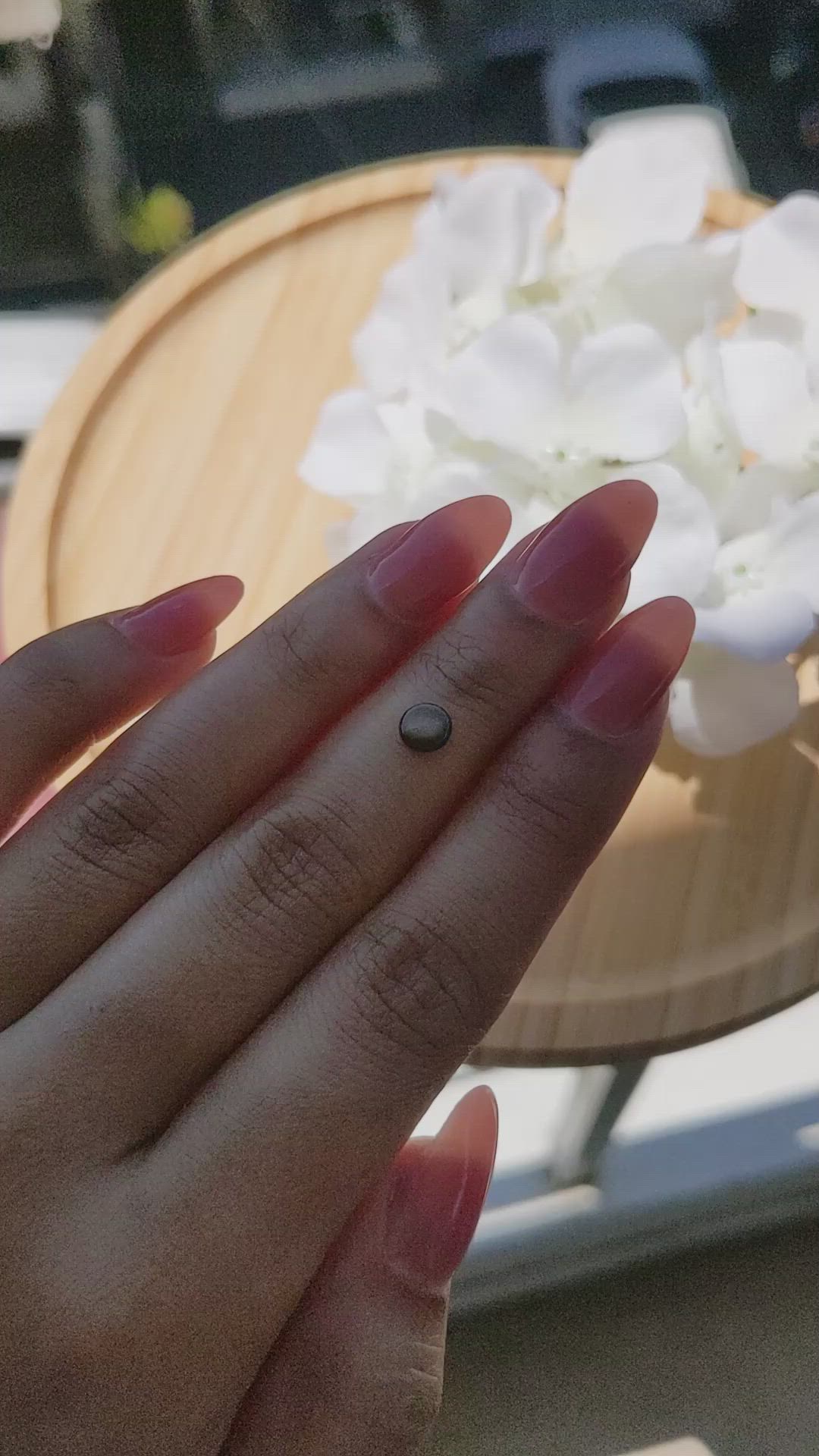 0.68 Ct. Brown Star Sapphire from Ceylon (Sri Lanka) Size Video