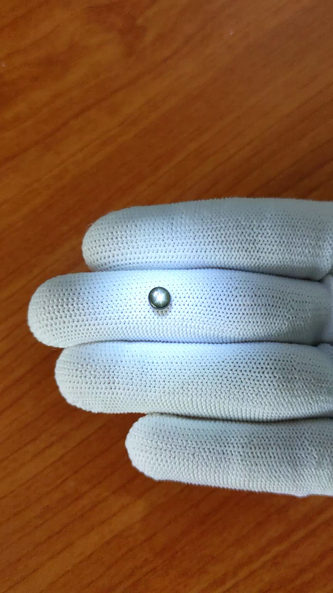 0.68 Ct. Brown Star Sapphire from Ceylon (Sri Lanka) Size Video