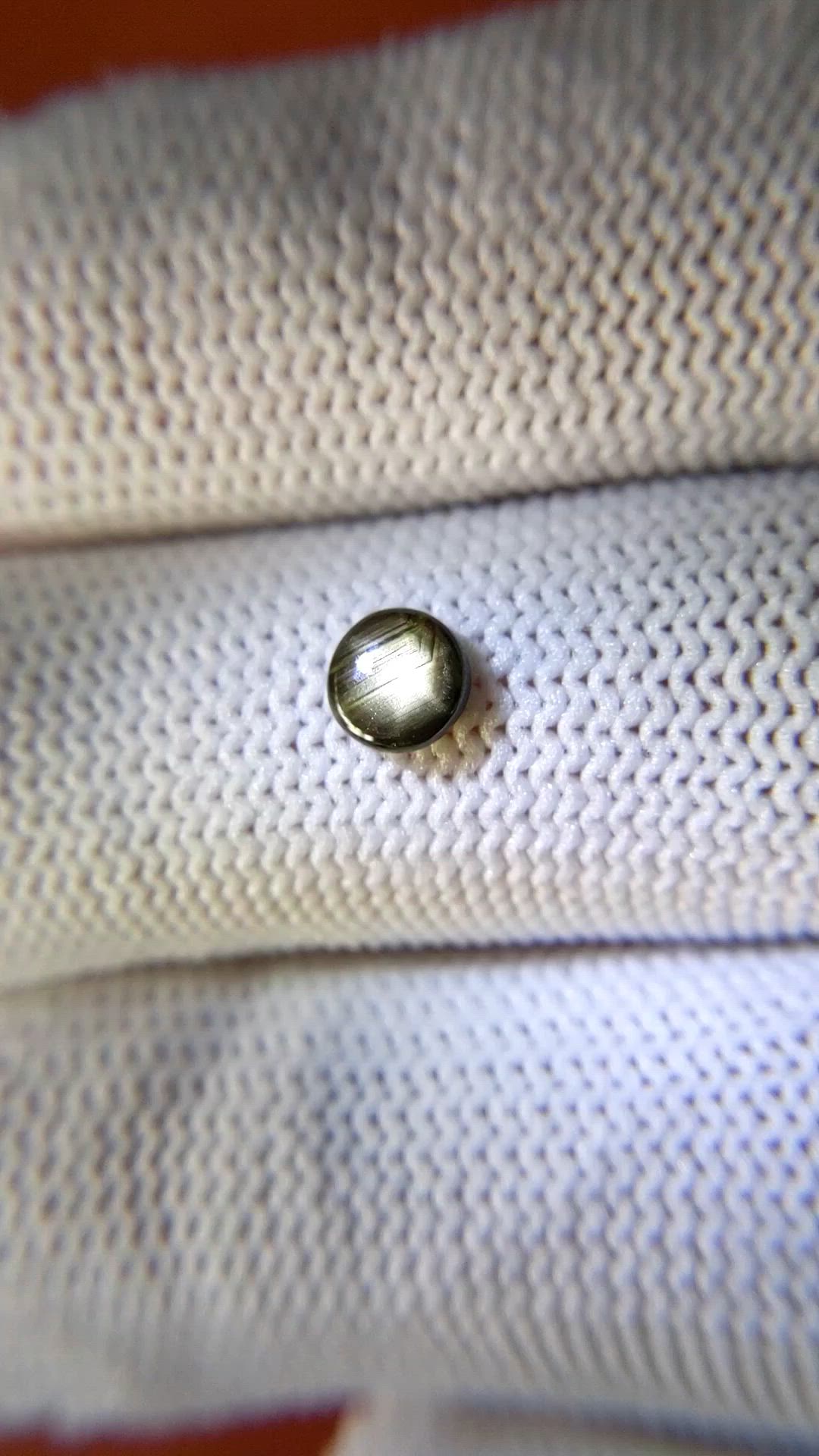 0.63 Ct. Black Star Sapphire from Ceylon (Sri Lanka) Size Video