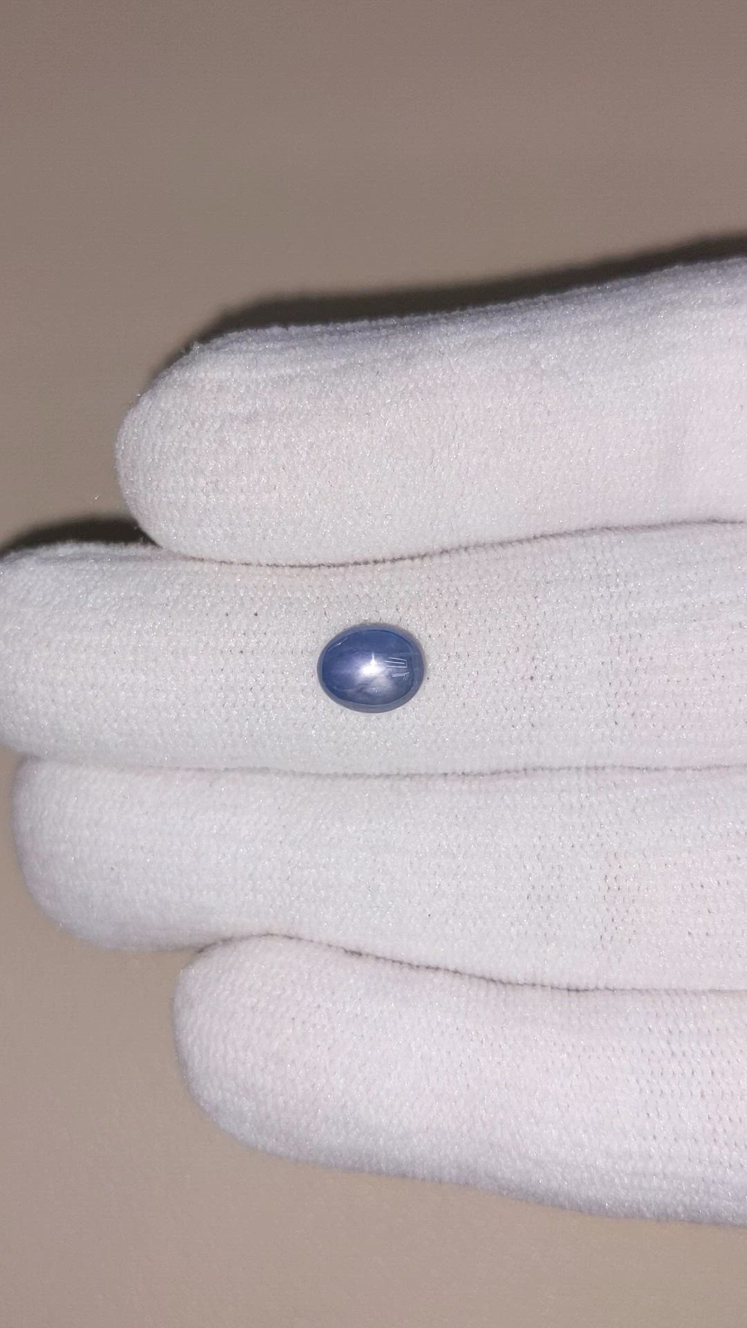 1.76 Ct. Blue Star Sapphire from Burma (Myanmar) Size Video