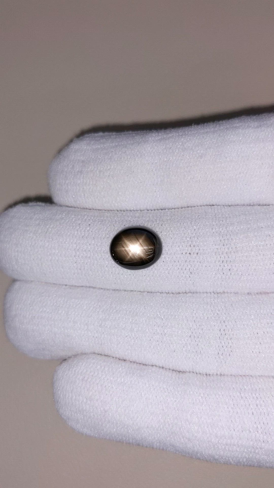 2.99 Ct. Black Star Sapphire from Thailand Size Video