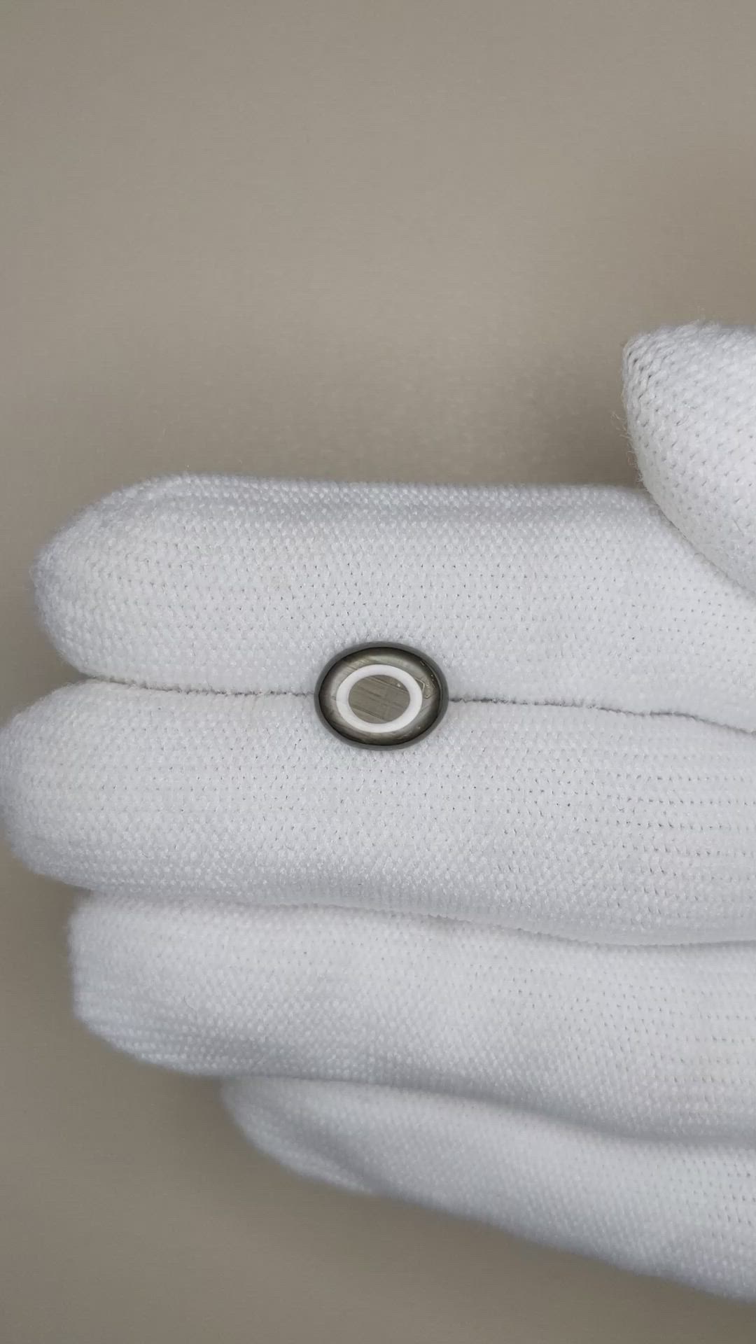 2.48 Ct. Black Star Sapphire from Thailand Size Video