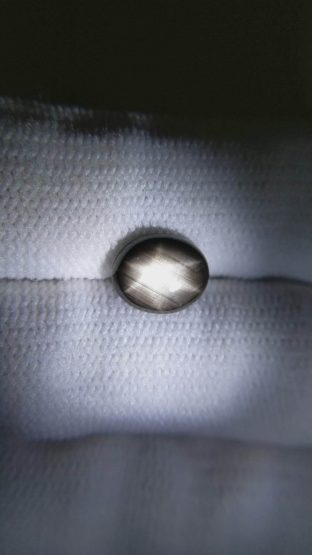 2.48 Ct. Black Star Sapphire from Thailand Size Video