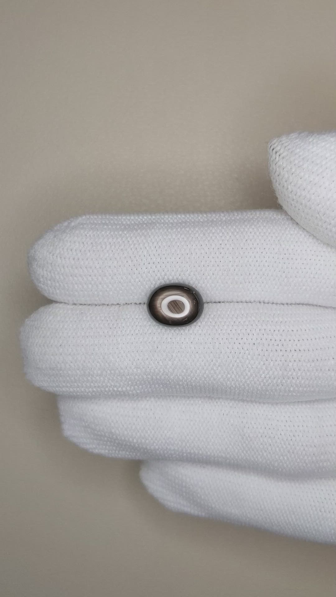 3.84 Ct. Black Star Sapphire from Thailand Size Video