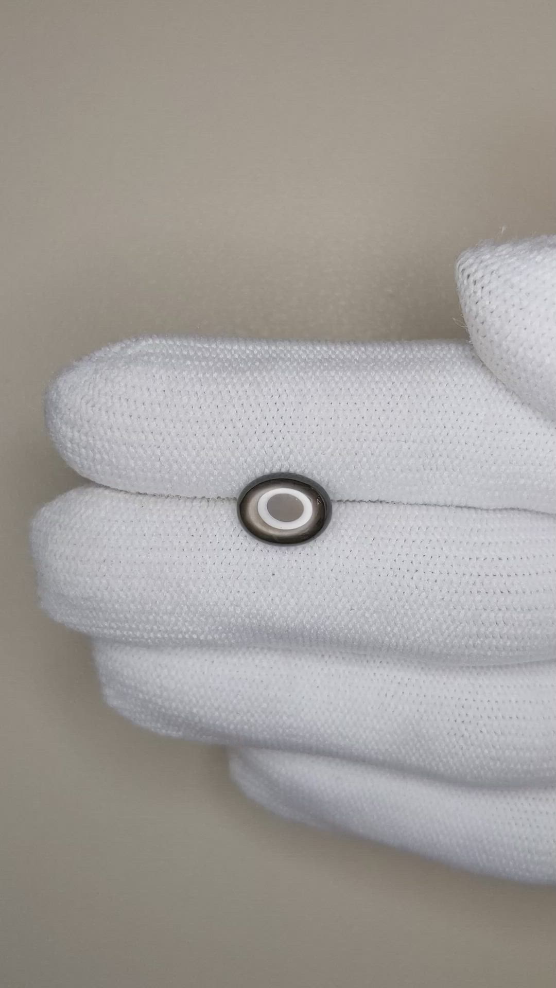 2.42 Ct. Black Star Sapphire from Thailand Size Video