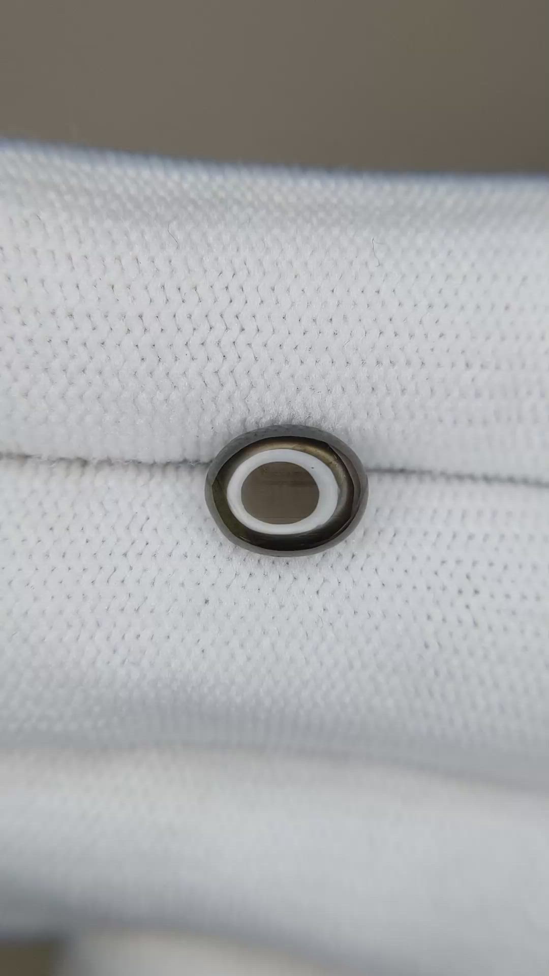 2.09 Ct. Black Star Sapphire from Thailand Size Video