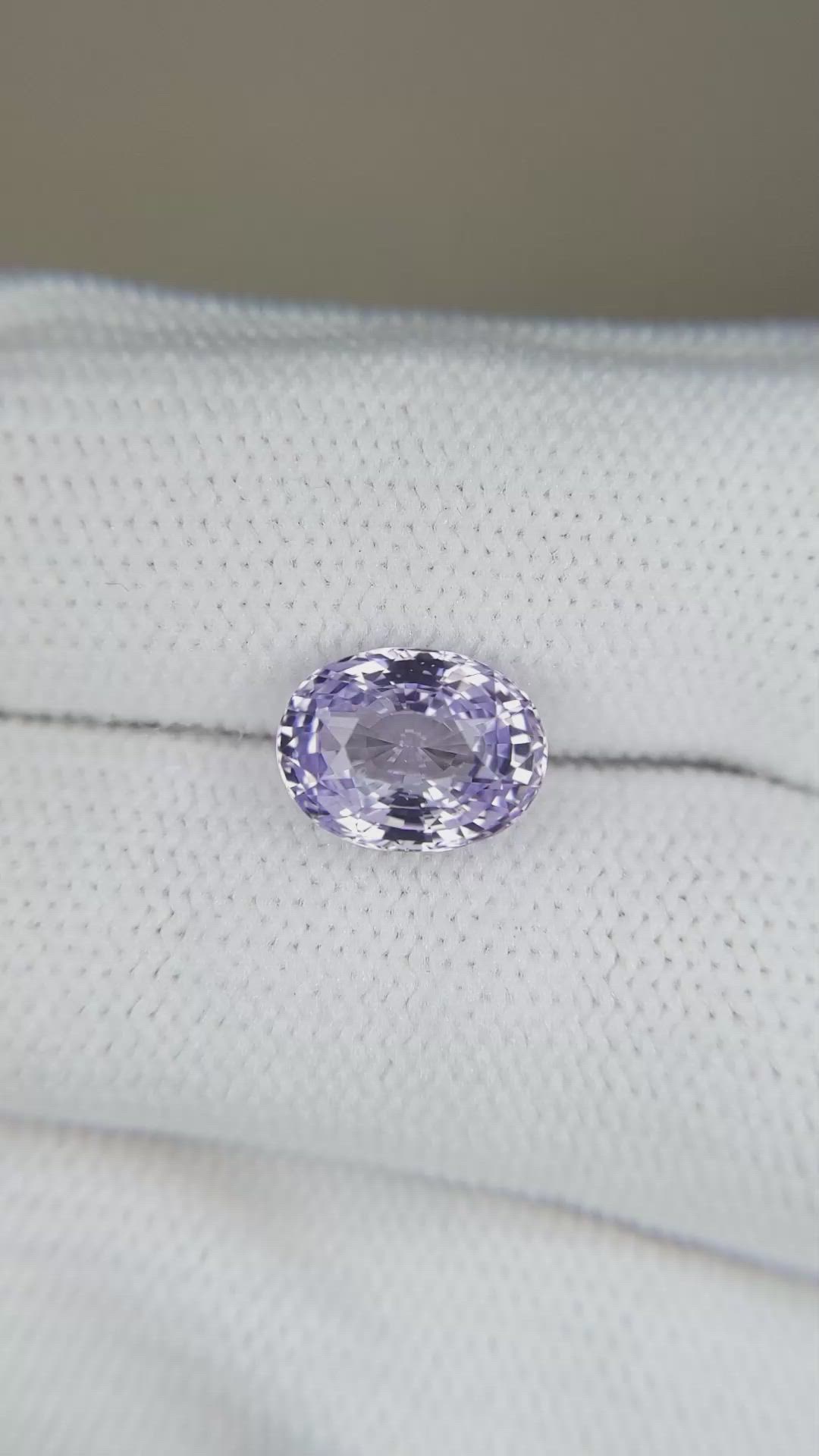 3.01 Ct. Purple Sapphire from Madagascar Size Video