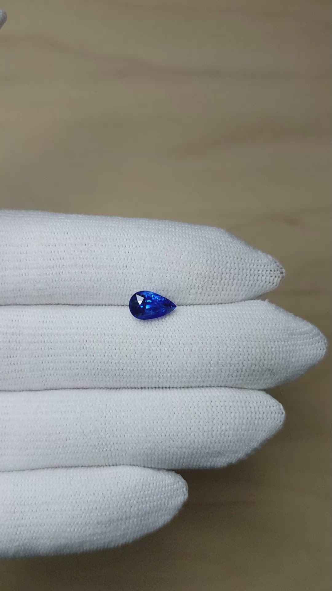 2.05 Ct. Blue Sapphire from Ceylon (Sri Lanka) Size Video