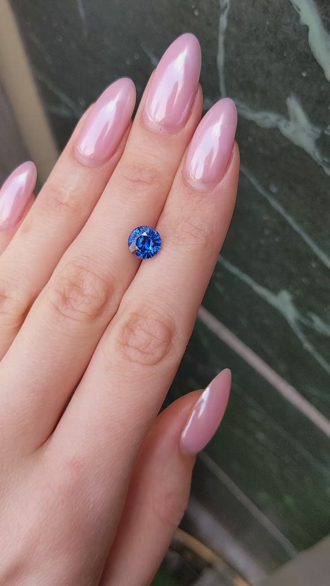 2.52 Ct. Blue Sapphire from Ceylon (Sri Lanka) Size Video