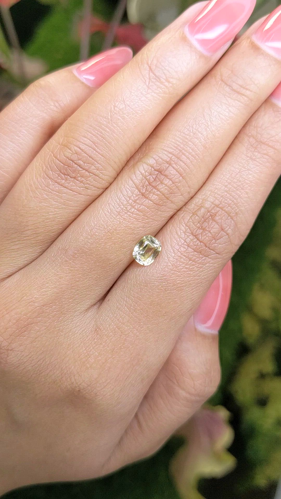 1.30 Ct. Yellow Sapphire from Ceylon (Sri Lanka) Size Video