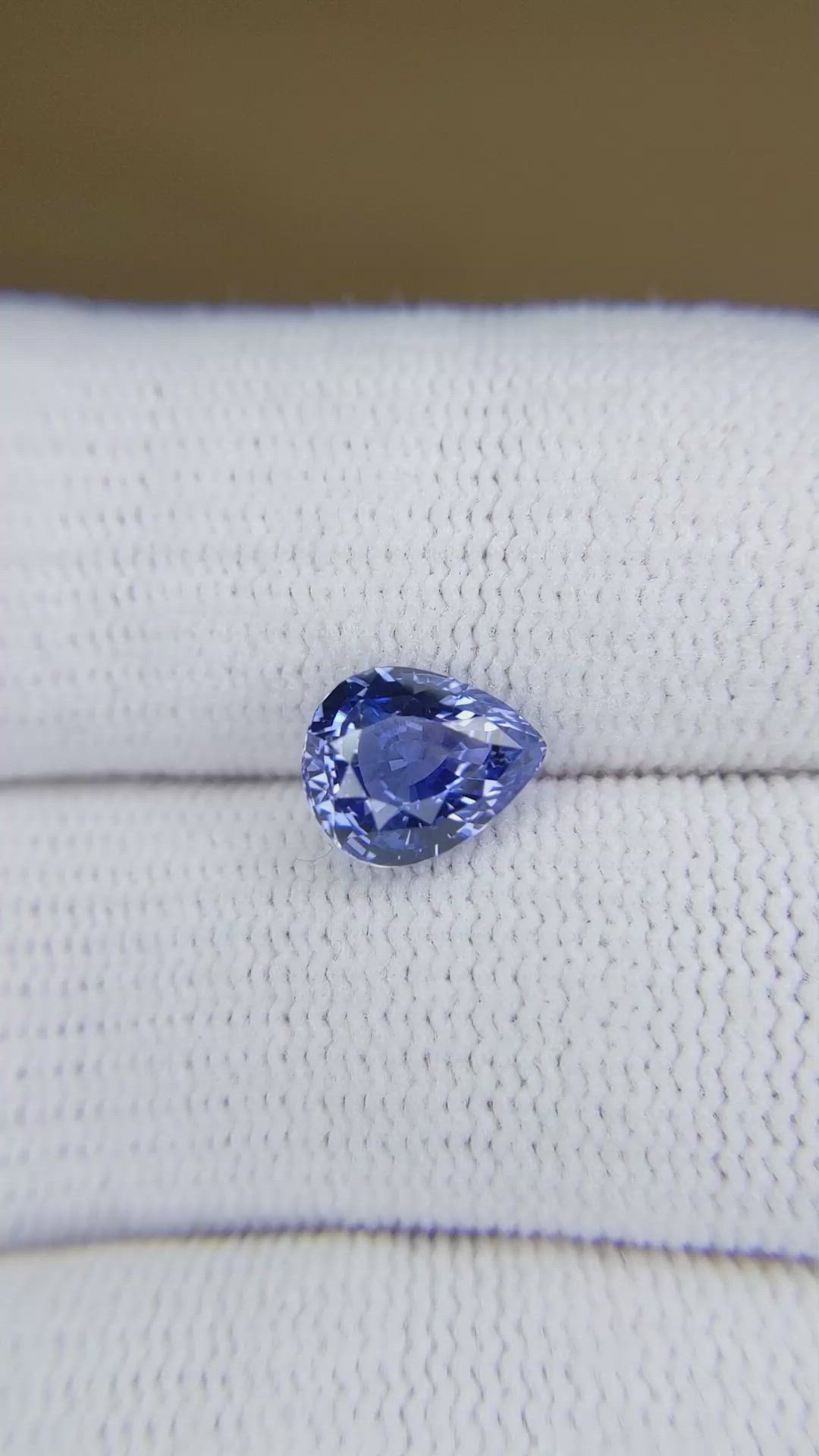 2.14 Ct. Blue Sapphire from Ceylon (Sri Lanka) Size Video