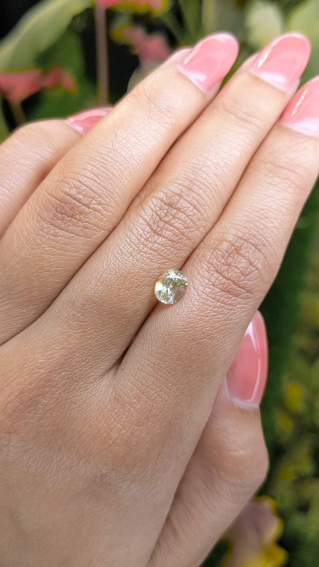 1.37 Ct. Yellow Sapphire from Ceylon (Sri Lanka) Size Video