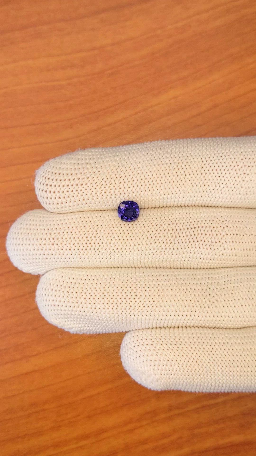 0.94 Ct. Color Change Sapphire from Ceylon (Sri Lanka) Size Video