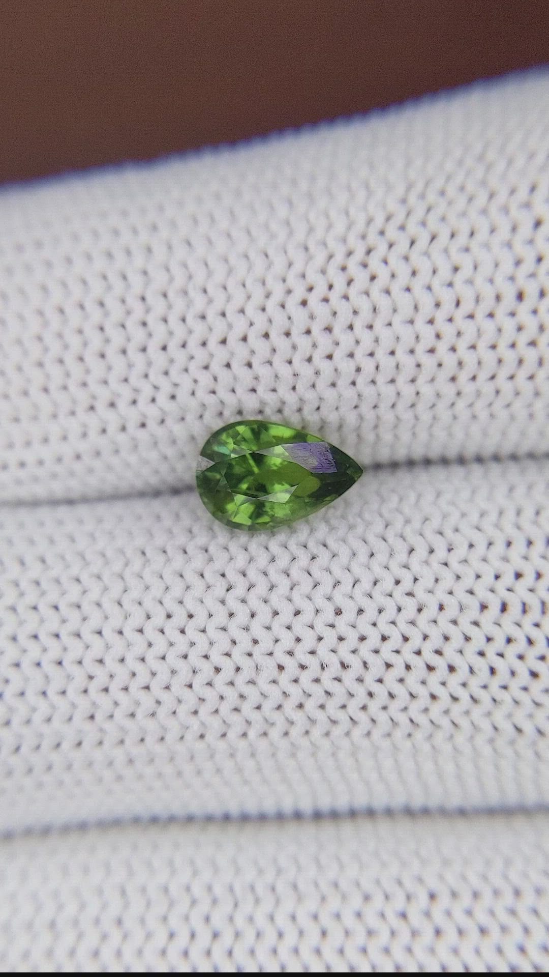 1.43 Ct. Green Sapphire from Madagascar Size Video