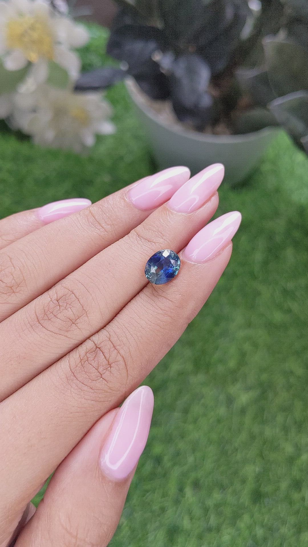 3.00 Ct. Bi Color Sapphire from Madagascar Size Video