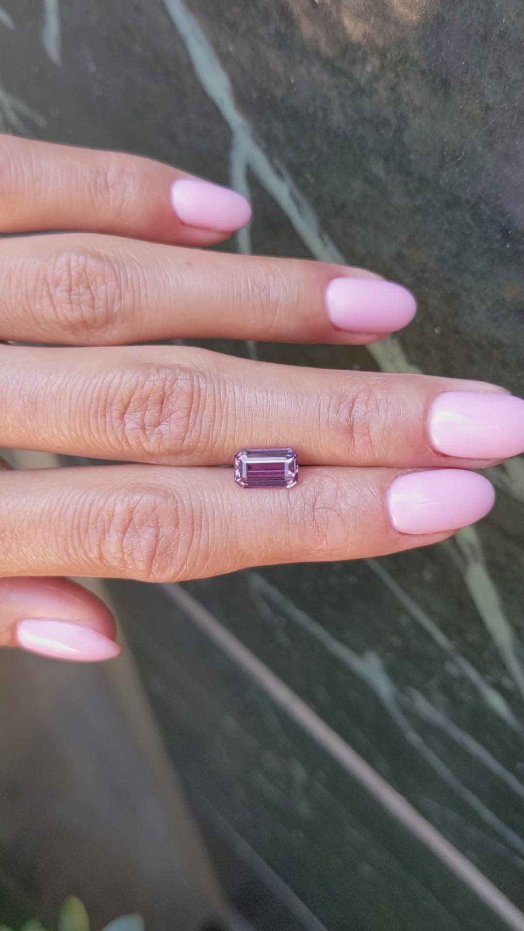 2.06 Ct. Purple Sapphire from Ceylon (Sri Lanka) Size Video