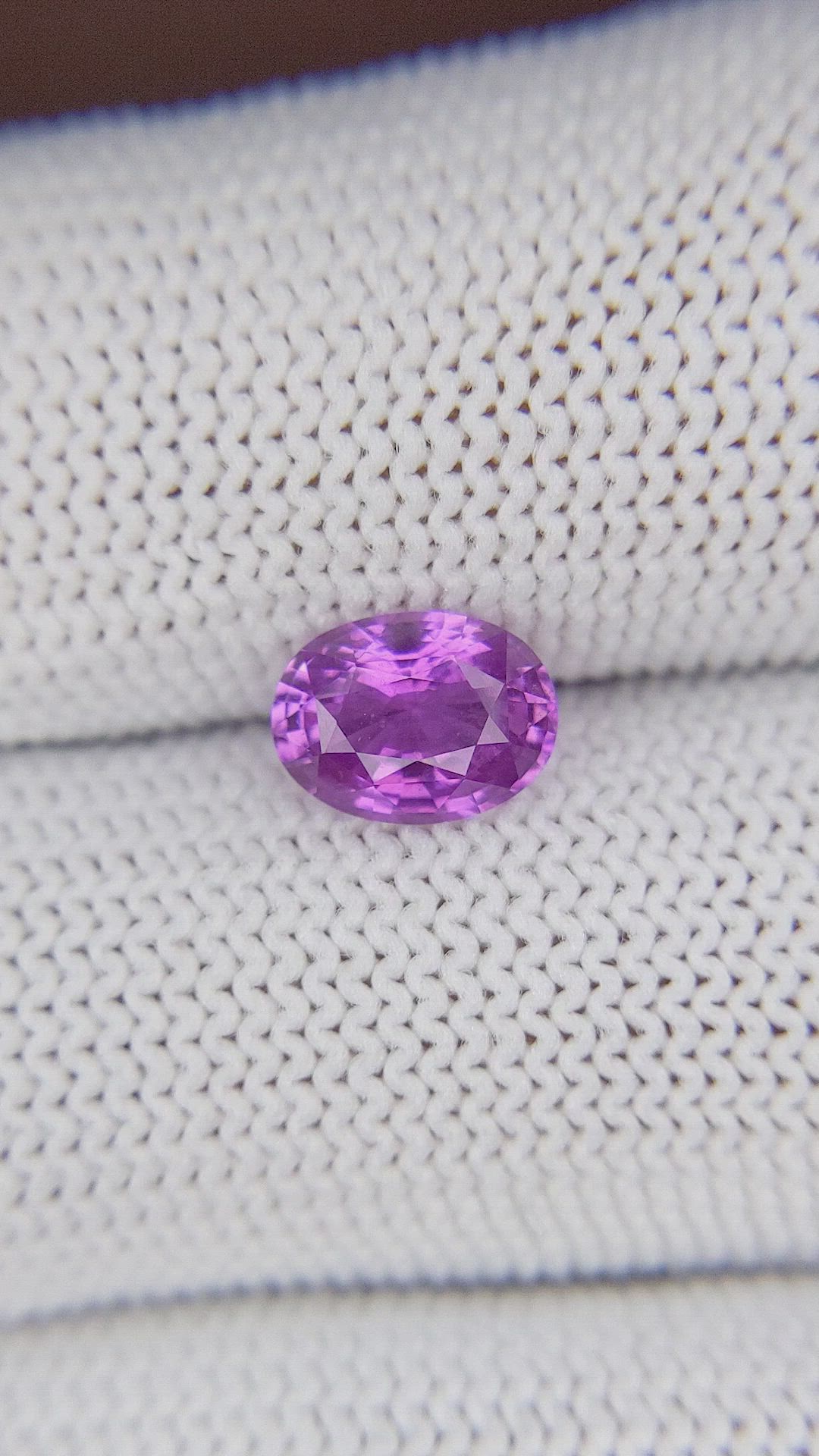 1.52 Ct. Purple Sapphire from Madagascar Size Video