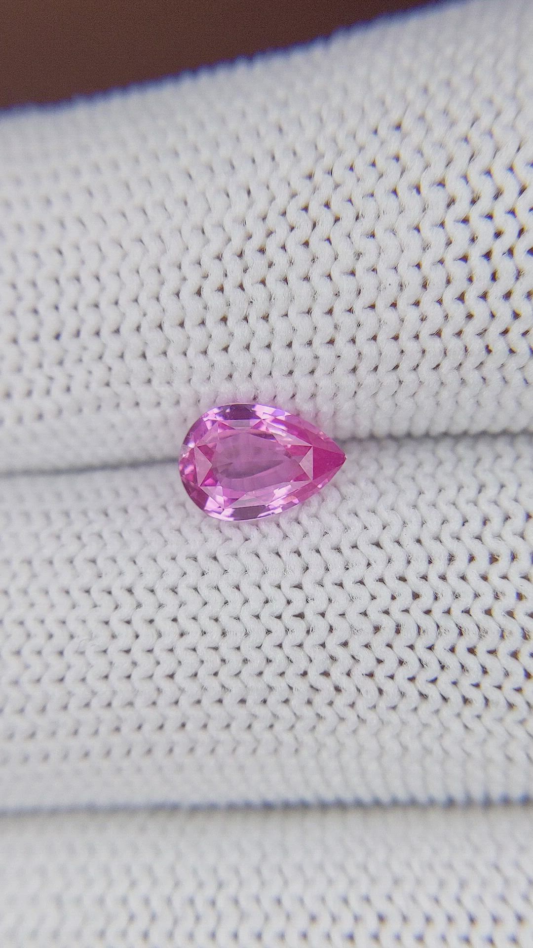 1.02 Ct. Pink Sapphire from Madagascar Size Video