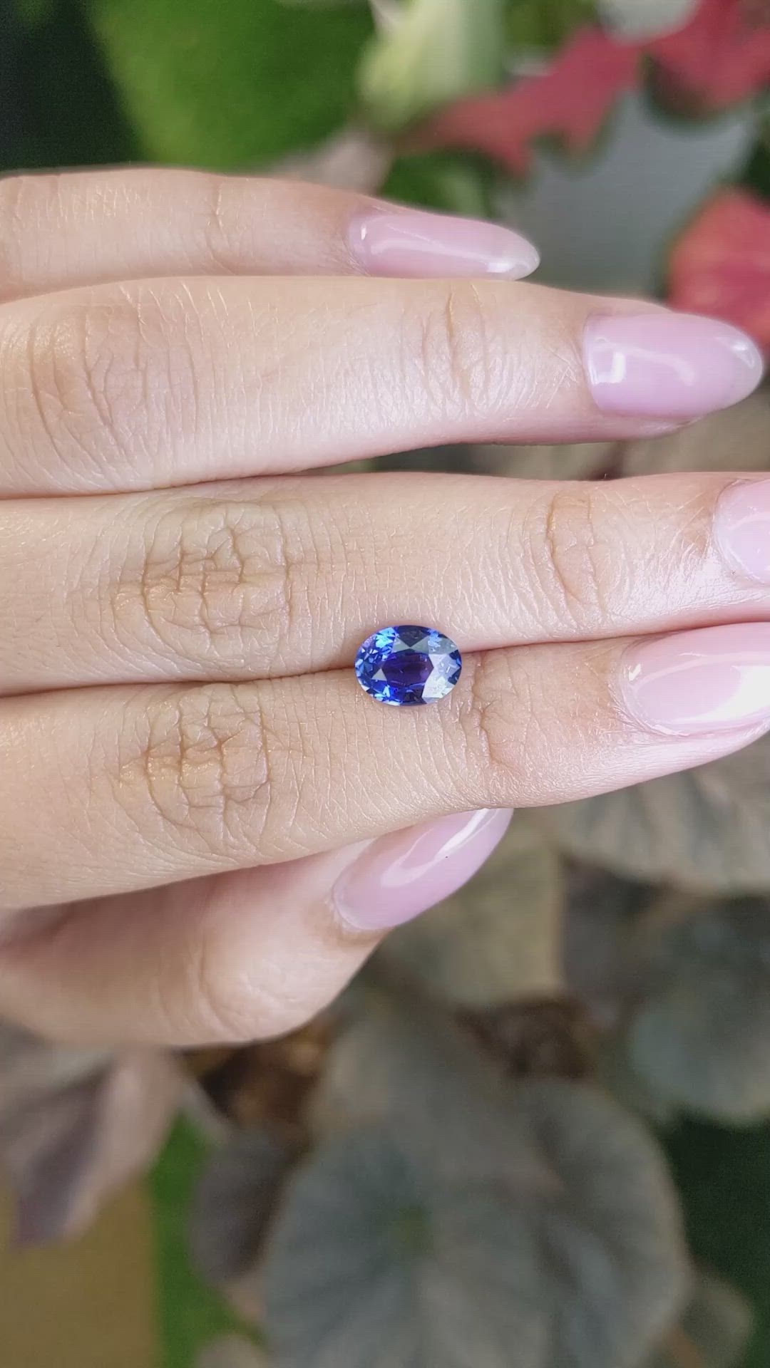 1.64 Ct. Blue Sapphire from Ceylon (Sri Lanka) Size Video