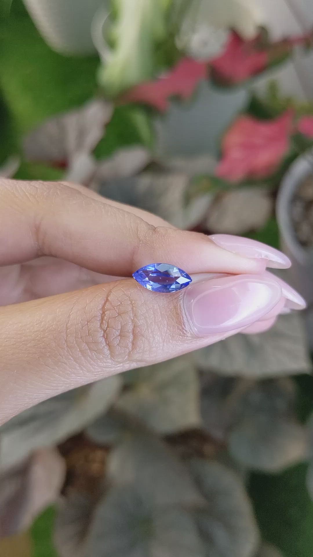 2.28 Ct. Blue Sapphire from Ceylon (Sri Lanka) Size Video