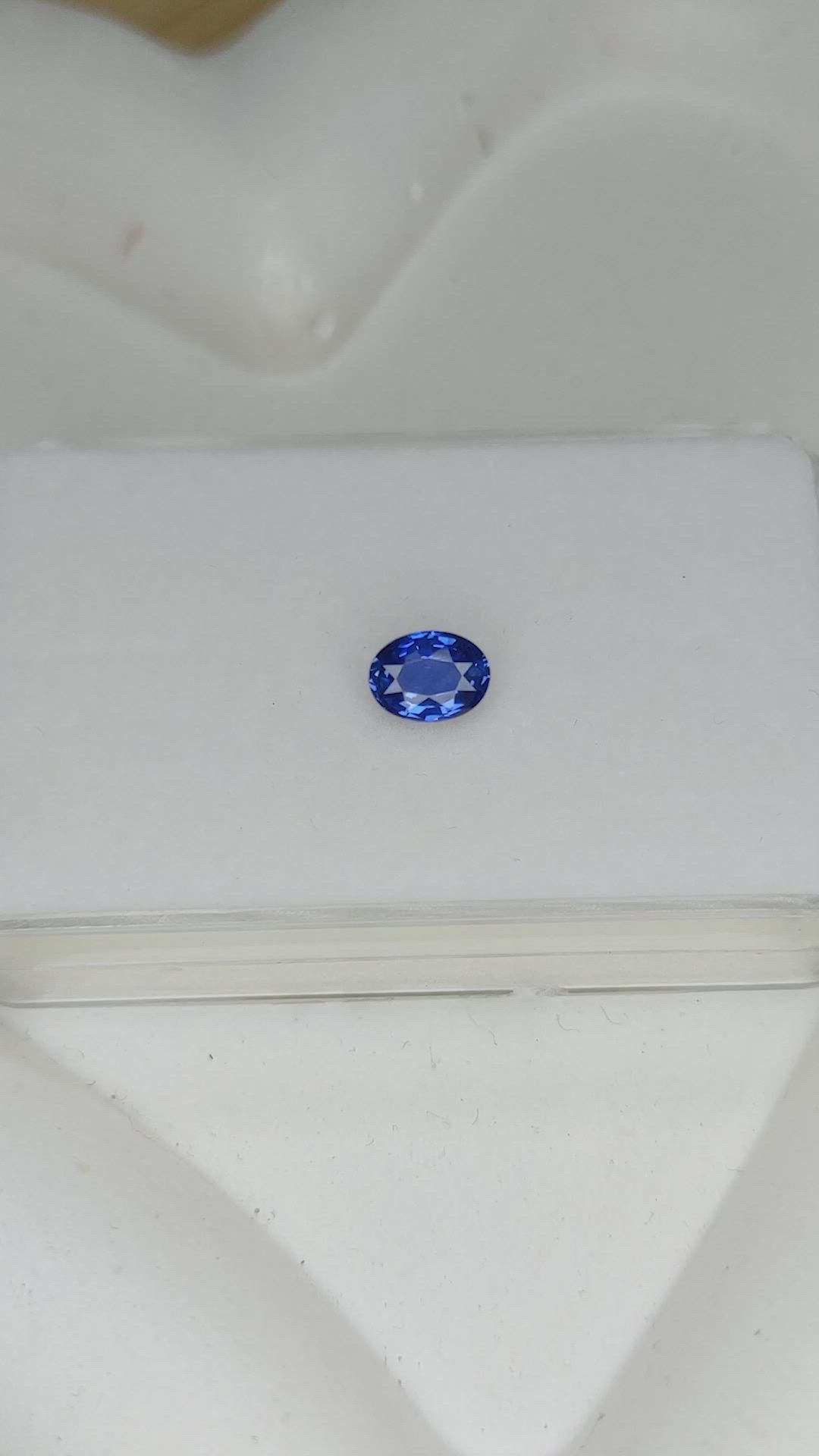 1.05 Ct. Blue Sapphire from Ceylon (Sri Lanka) Size Video