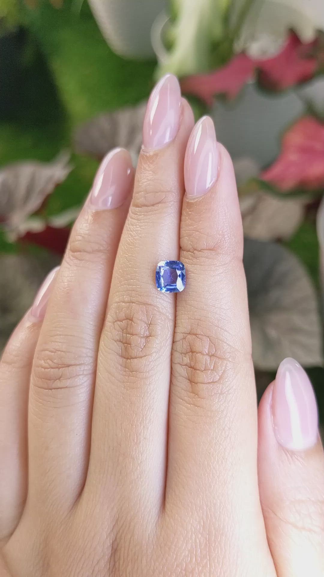1.41 Ct. Blue Sapphire from Ceylon (Sri Lanka) Size Video