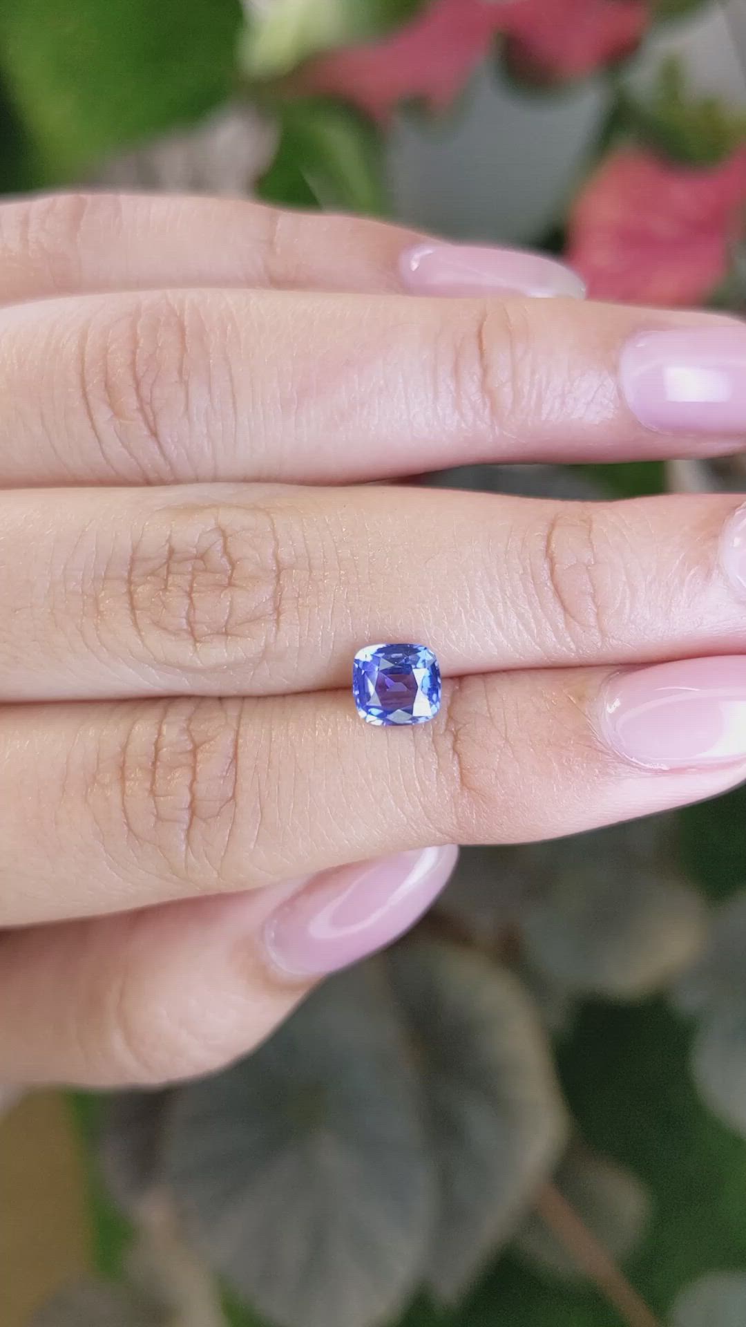 1.41 Ct. Blue Sapphire from Ceylon (Sri Lanka) Size Video