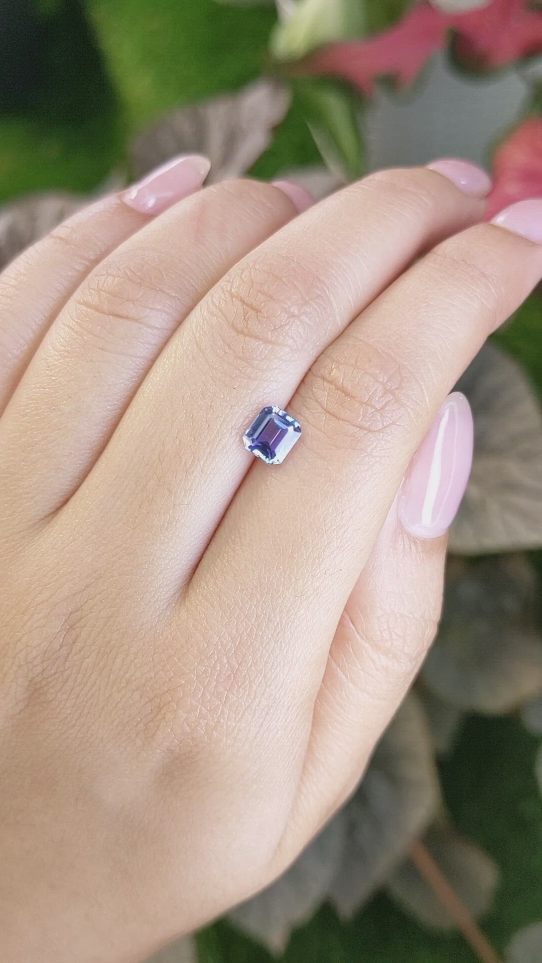 1.34 Ct. Blue Sapphire from Ceylon (Sri Lanka) Size Video