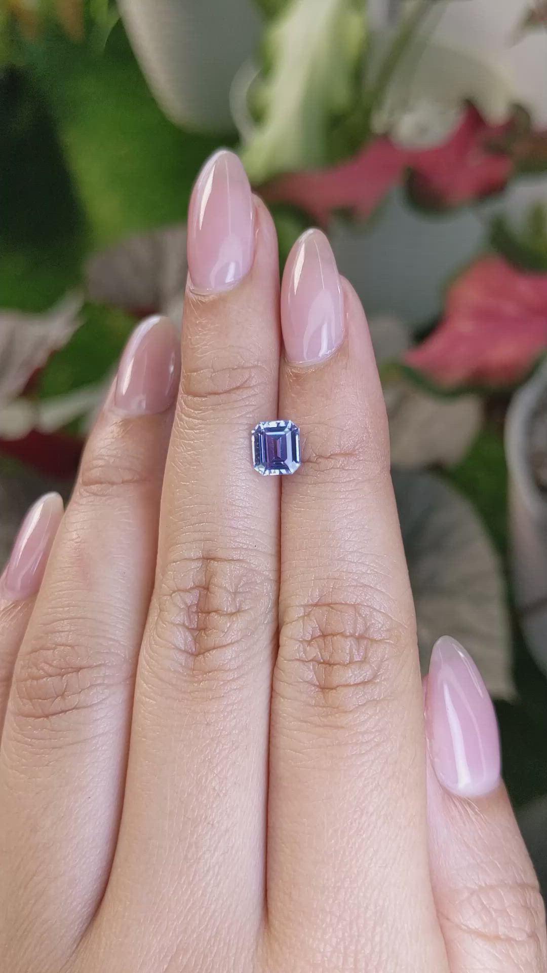 1.34 Ct. Blue Sapphire from Ceylon (Sri Lanka) Size Video