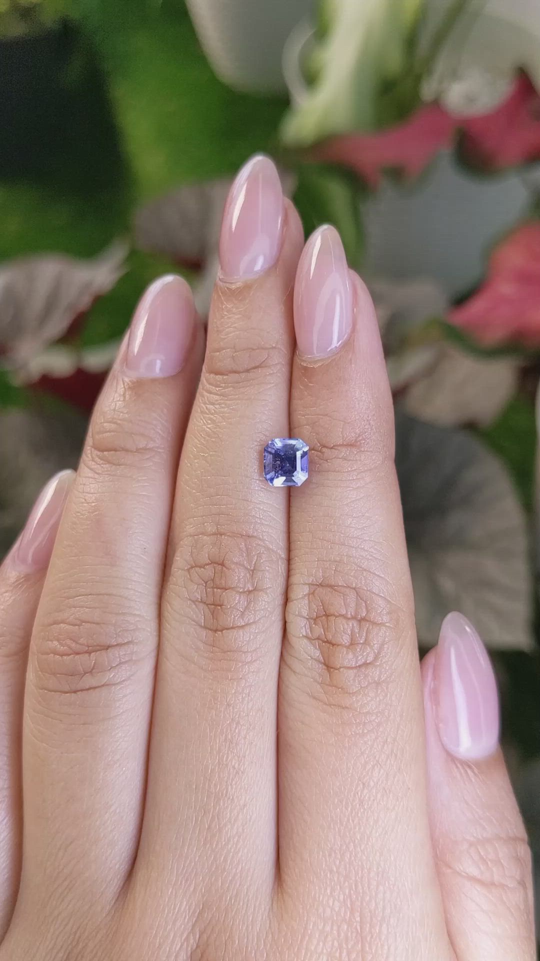 1.39 Ct. Blue Sapphire from Ceylon (Sri Lanka) Size Video