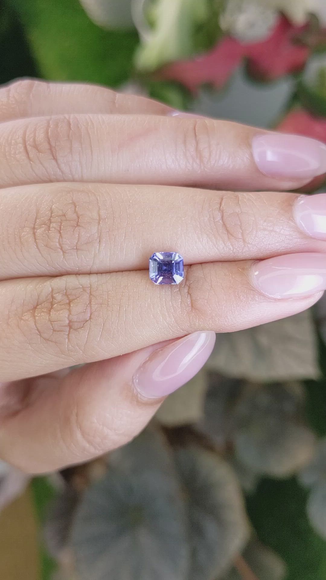 1.39 Ct. Blue Sapphire from Ceylon (Sri Lanka) Size Video