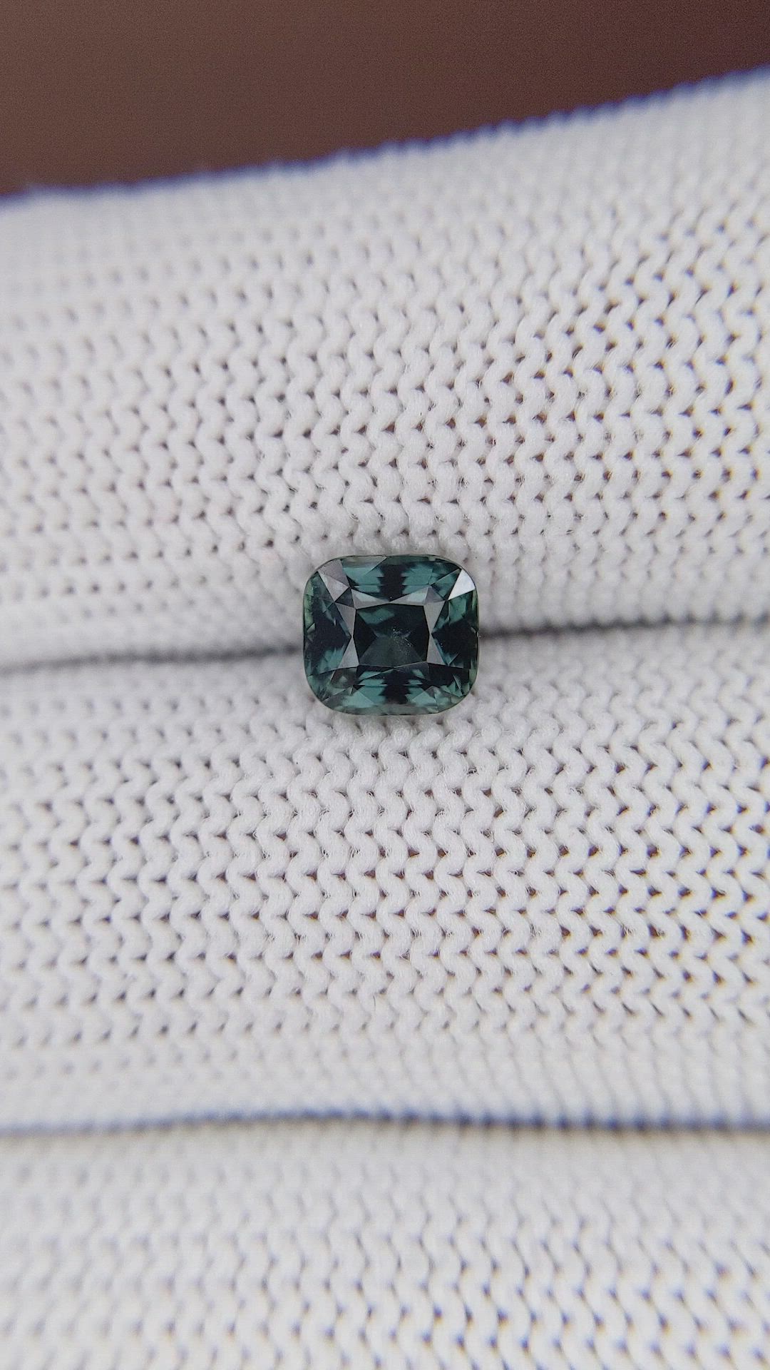 1.56 Ct. Bluish Green Sapphire from Tanzania Size Video