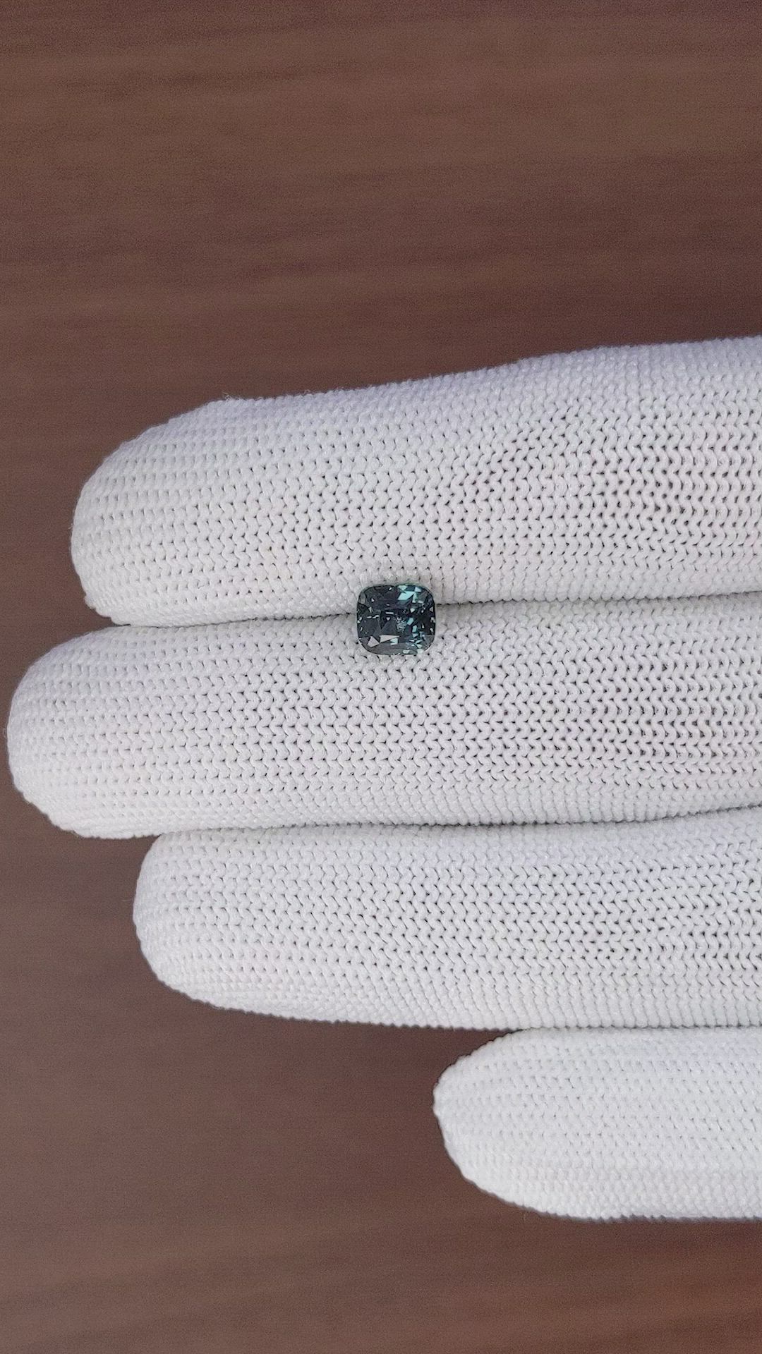 1.56 Ct. Bluish Green Sapphire from Tanzania Size Video