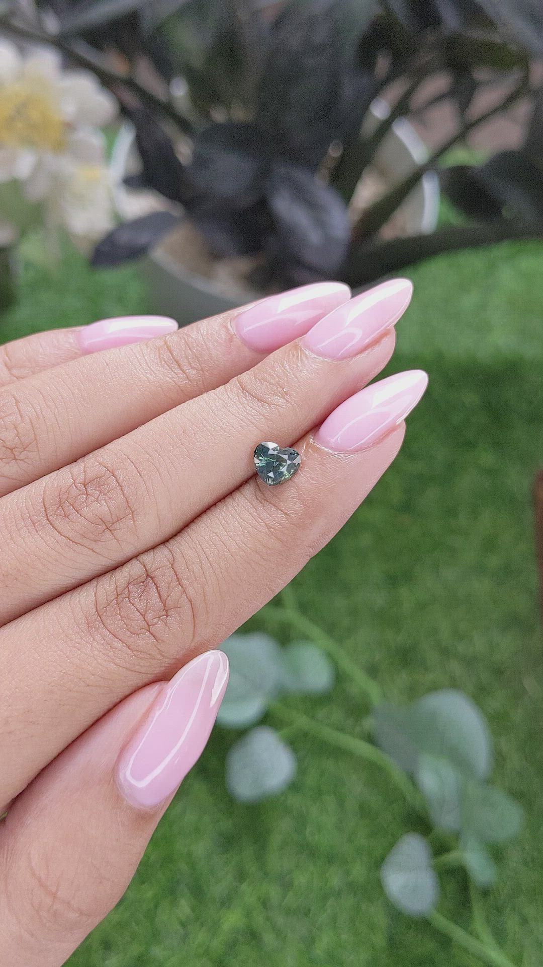 1.09 Ct. Bluish Green Sapphire from Tanzania Size Video