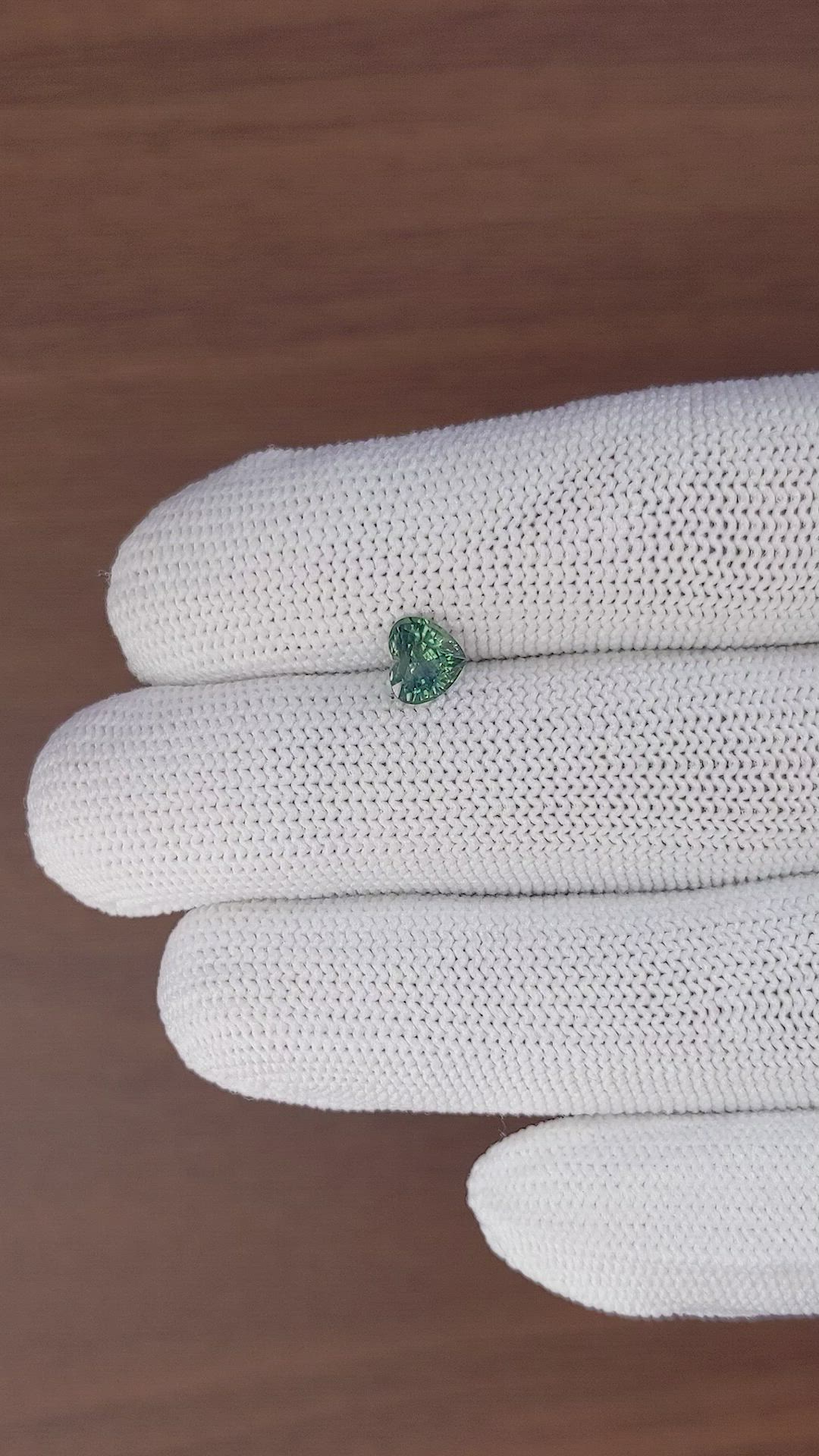 1.09 Ct. Bluish Green Sapphire from Tanzania Size Video