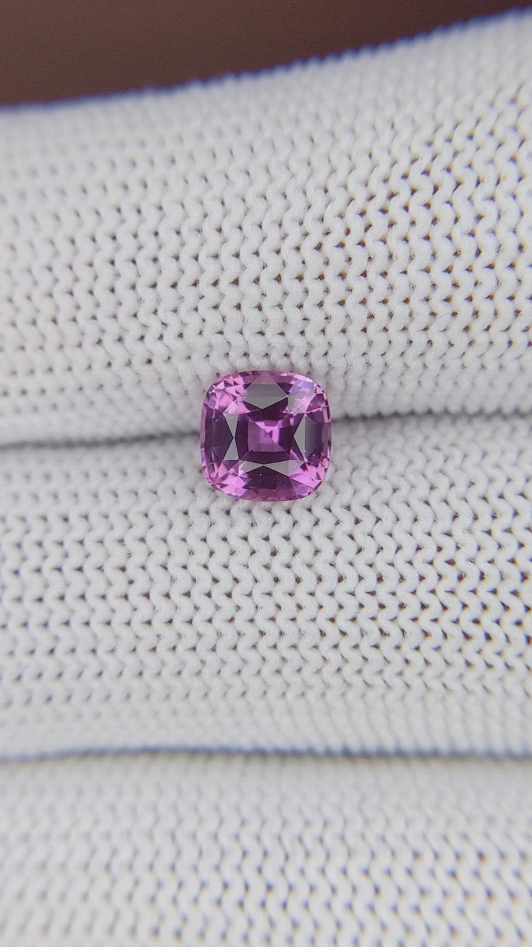 1.57 Ct. Purplish Pink Sapphire from Madagascar Size Video