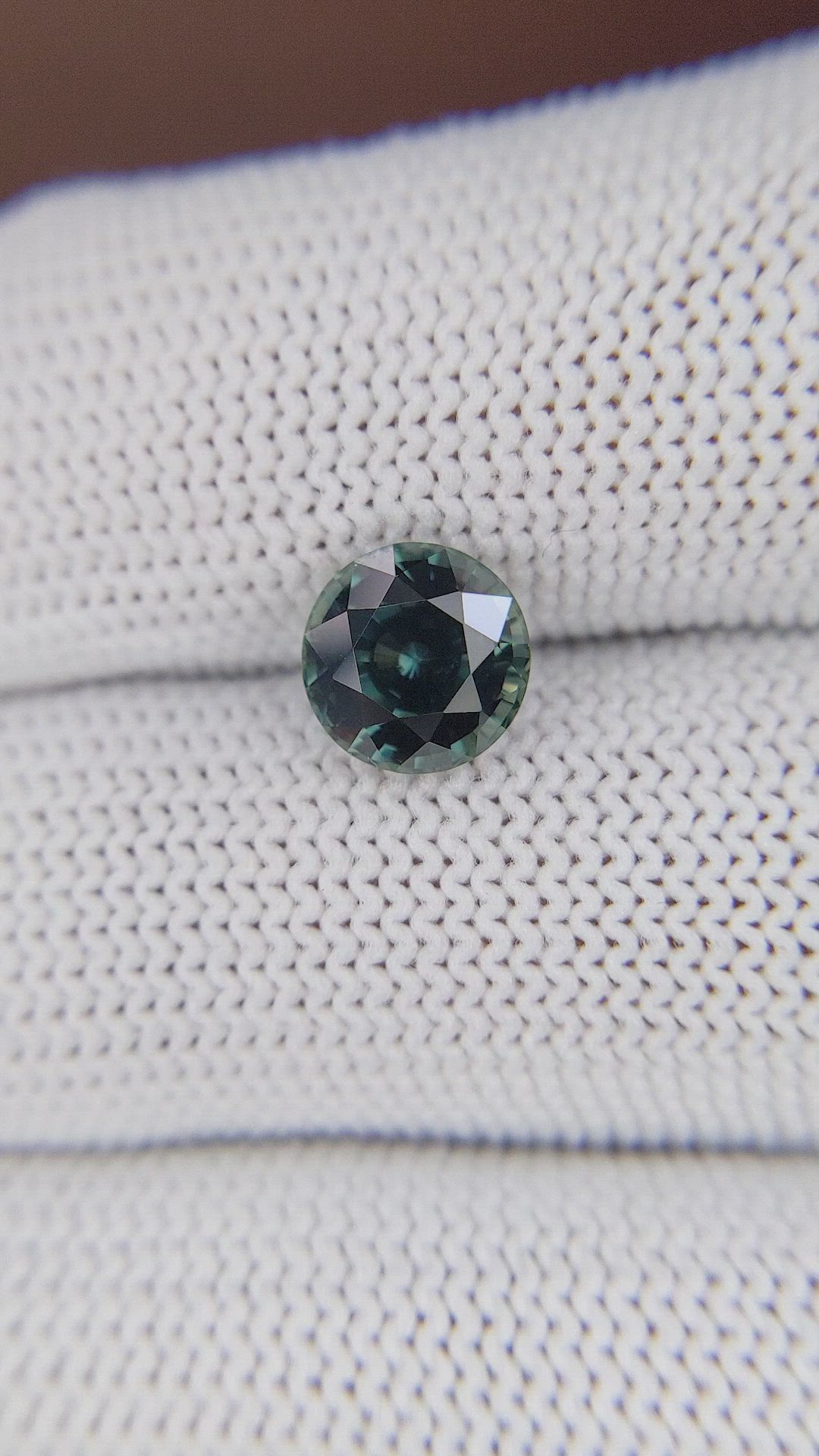 2.31 Ct. Bluish Green Sapphire from Tanzania Size Video