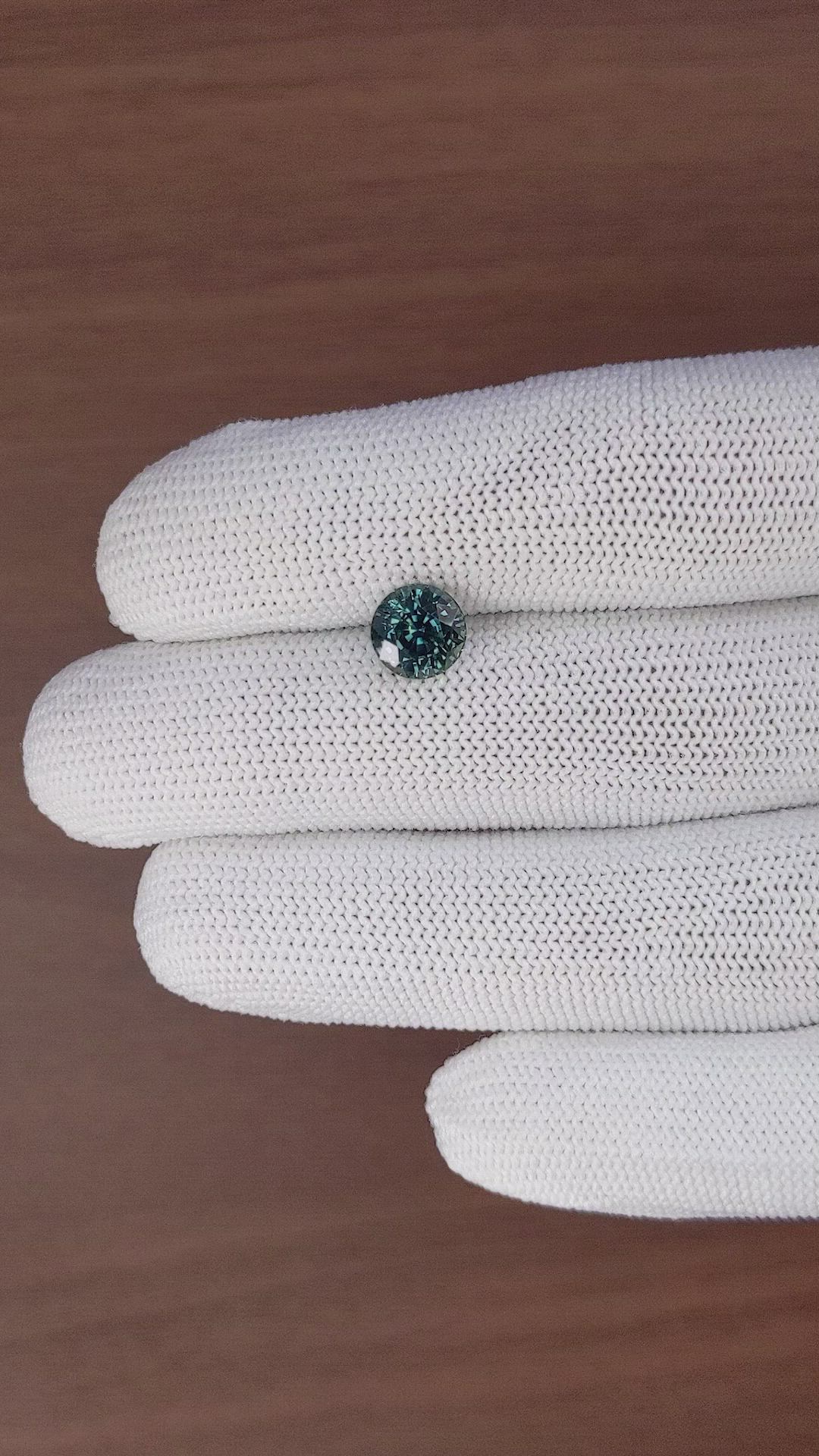 2.31 Ct. Bluish Green Sapphire from Tanzania Size Video
