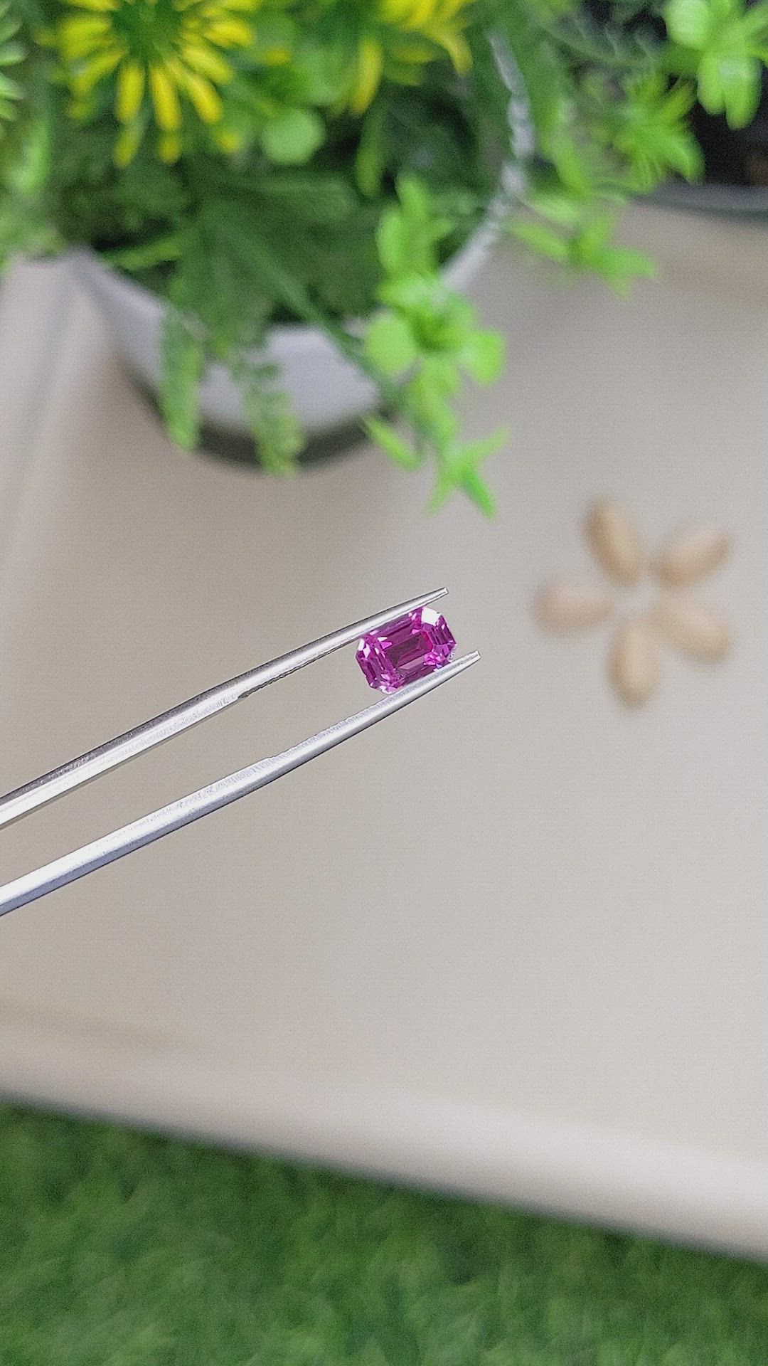 1.51 Ct. Purplish Pink Sapphire from Ceylon (Sri Lanka) Size Video