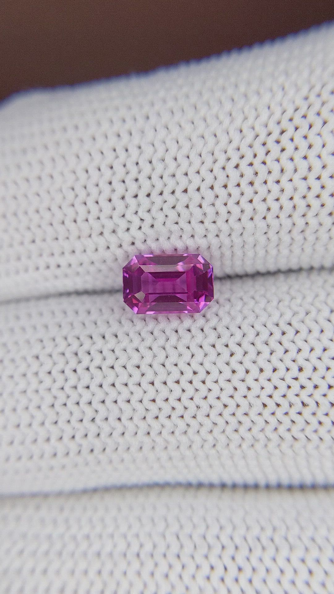 1.51 Ct. Purplish Pink Sapphire from Ceylon (Sri Lanka) Size Video