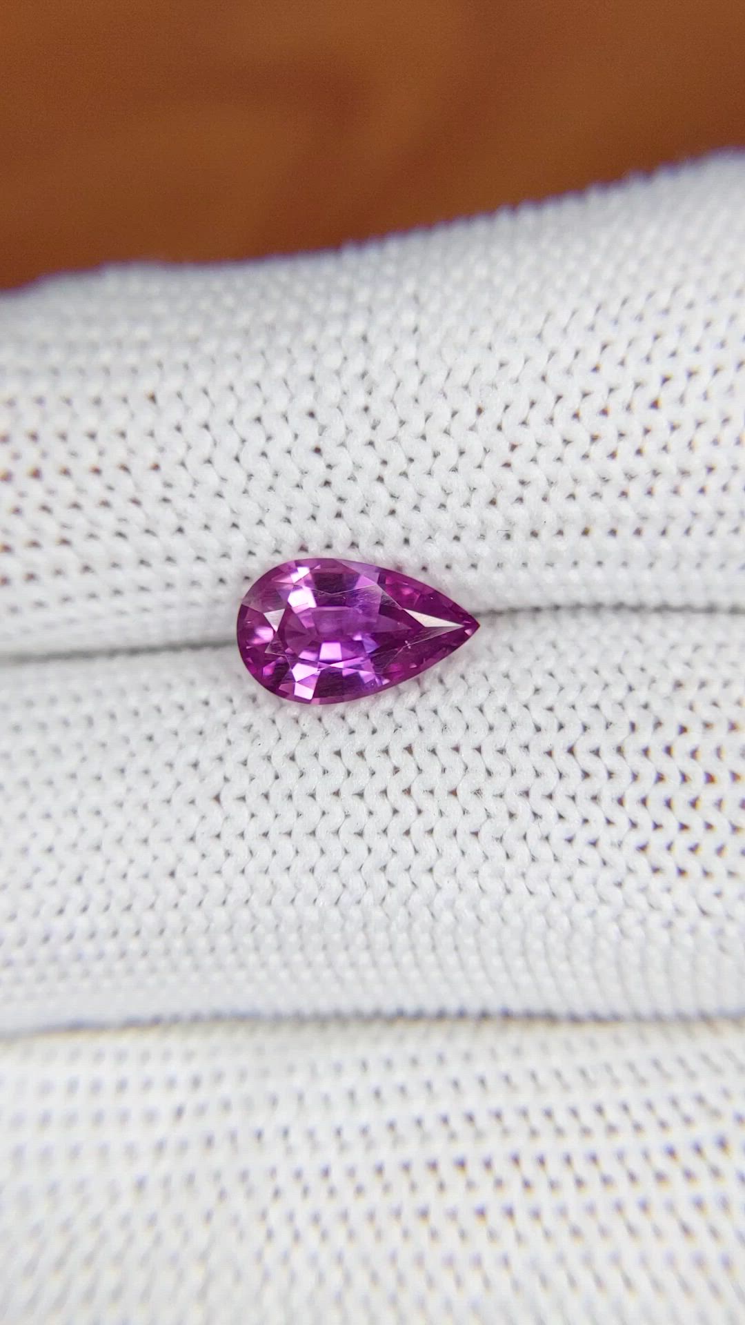 1.65 Ct. Pinkish Purple Sapphire from Ceylon (Sri Lanka) Size Video