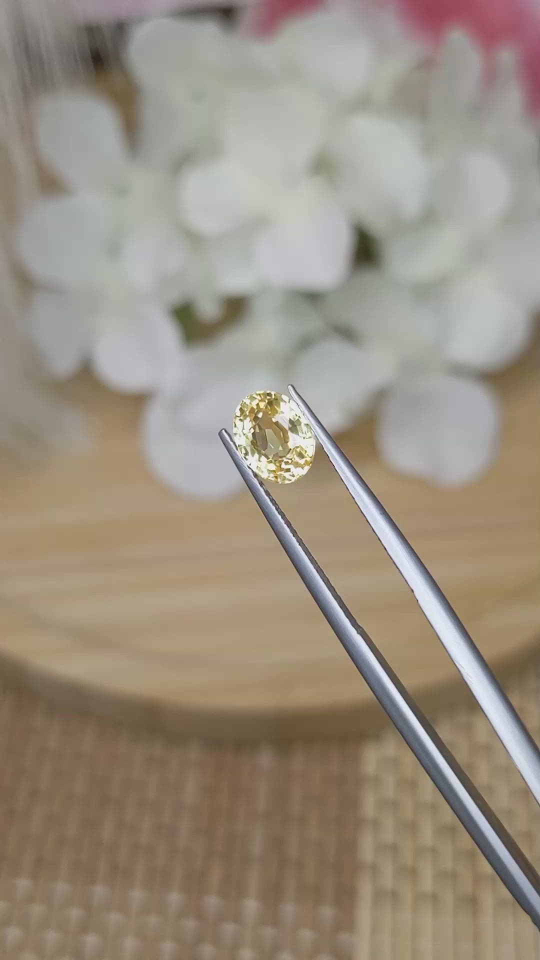 1.88 Ct. Yellow Sapphire from Ceylon (Sri Lanka) Size Video