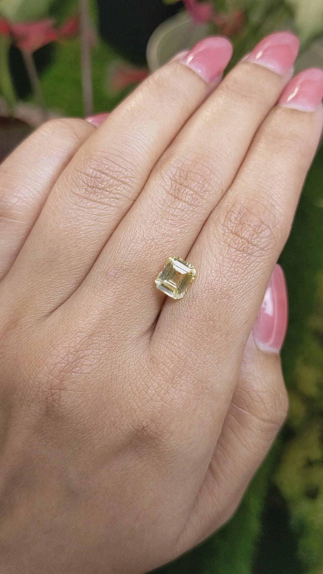 1.99 Ct. Yellow Sapphire from Ceylon (Sri Lanka) Size Video
