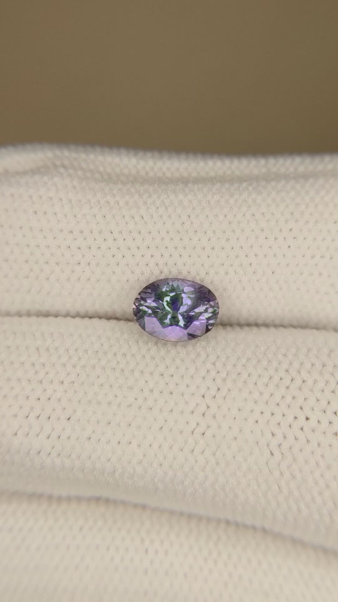 1.13 Ct. Color Change Sapphire from Montana Size Video