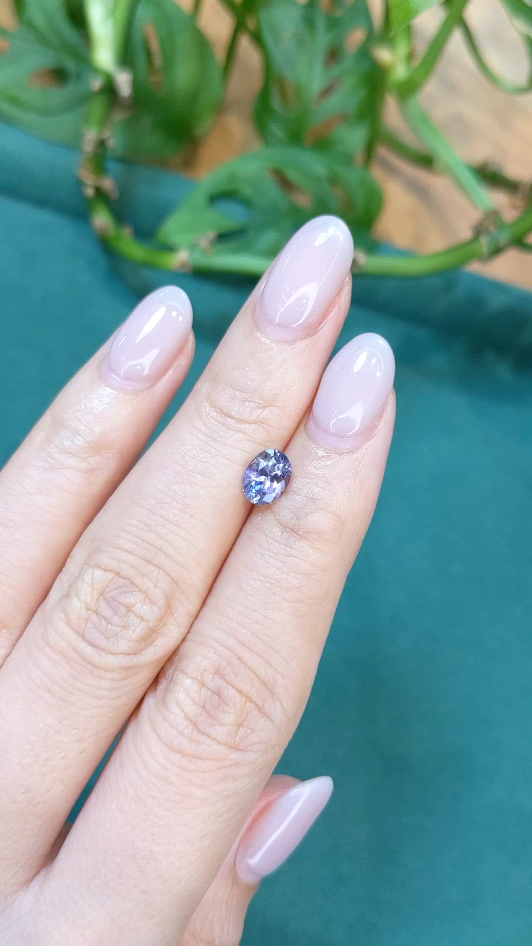 1.13 Ct. Color Change Sapphire from Montana Size Video