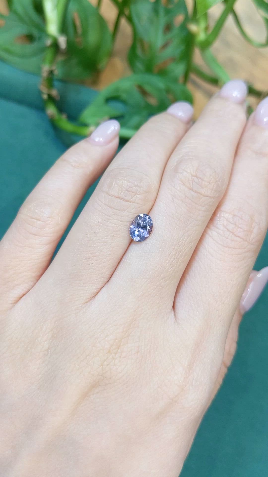 1.13 Ct. Color Change Sapphire from Montana Size Video